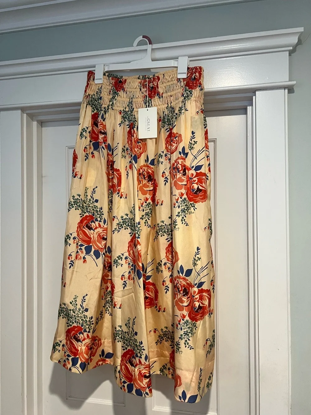 THE GREAT.  Silk Viola Skirt NWT - Sz. 3